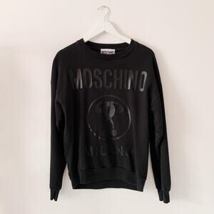 Moschino Black Logo Sweatshirt Size M/L